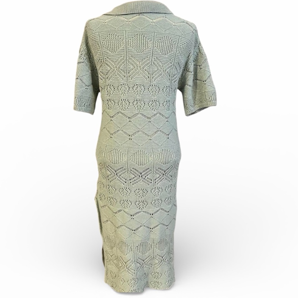 NWOT Free People Islamorada Fauxchet Sweater Maxi Dress Size Large - Picture 3 of 3